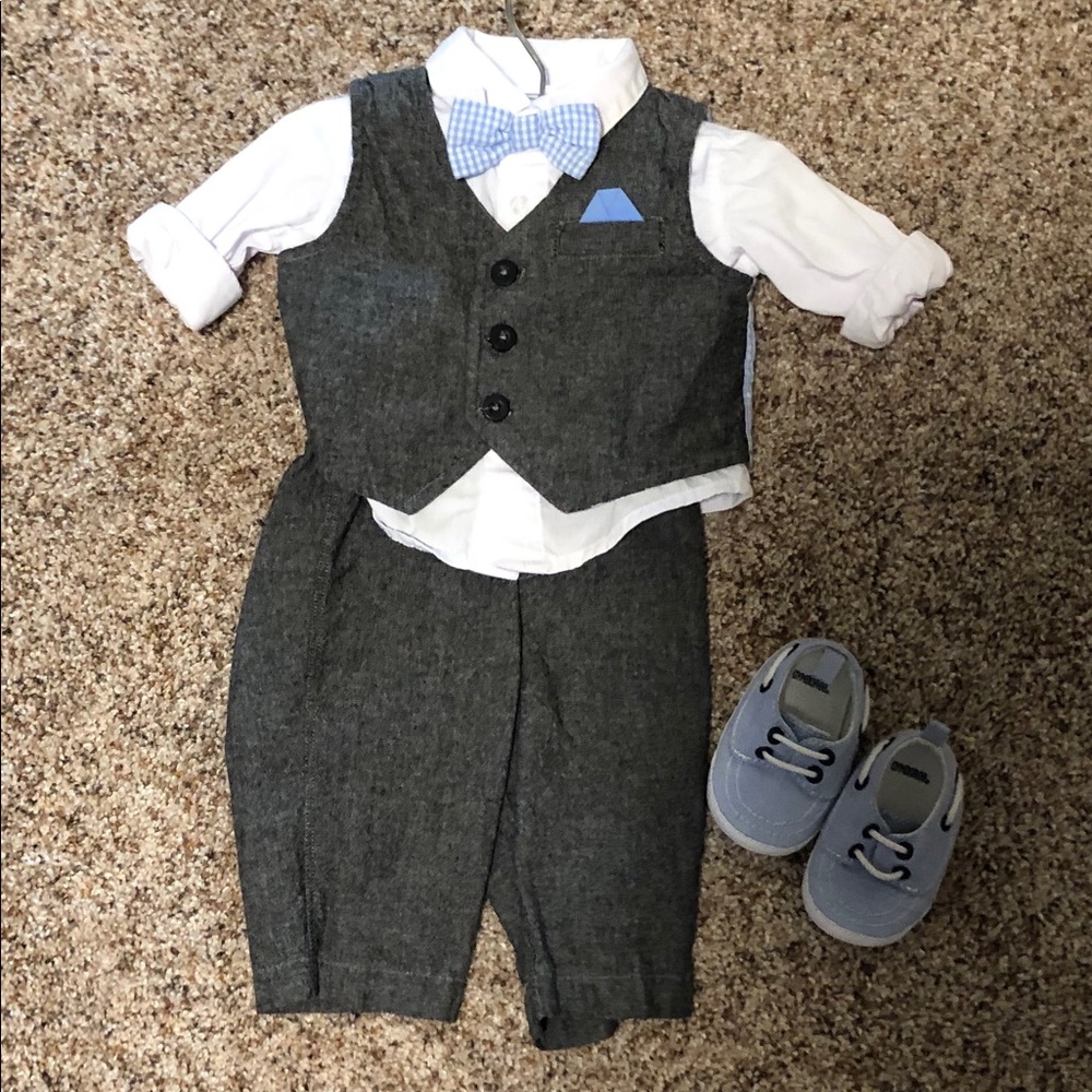 3mo Koala Baby Boutique suit with shoes